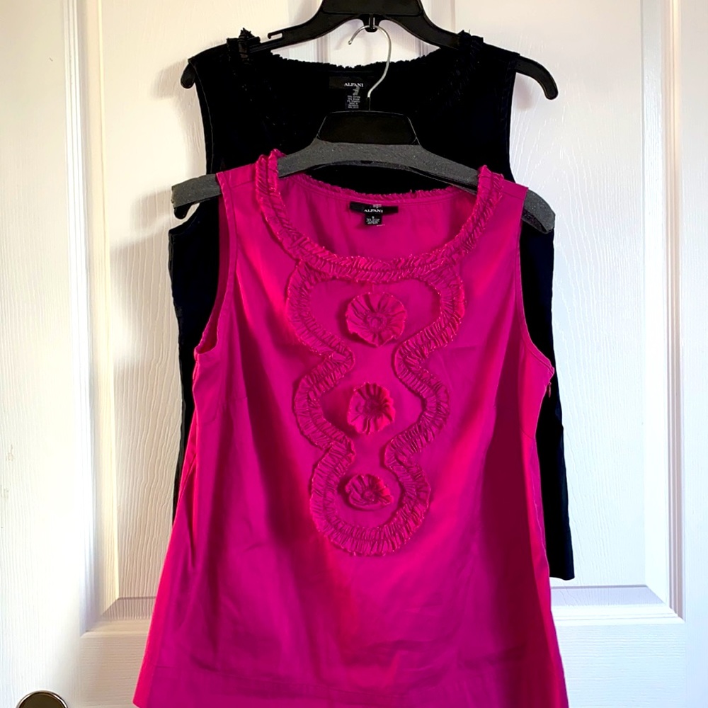 Alfani Sleeveless Blouses Size 8 x2